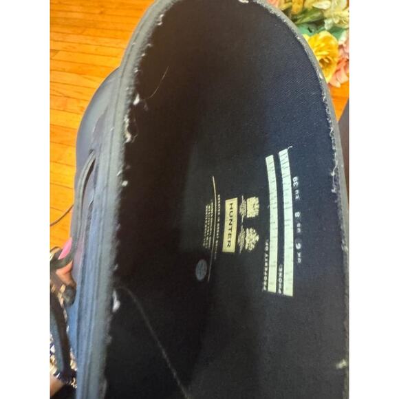 nwob Hunters Boots Women's Original BLACK Short Boots UK6 US 8 (1500 - Picture 10 of 12